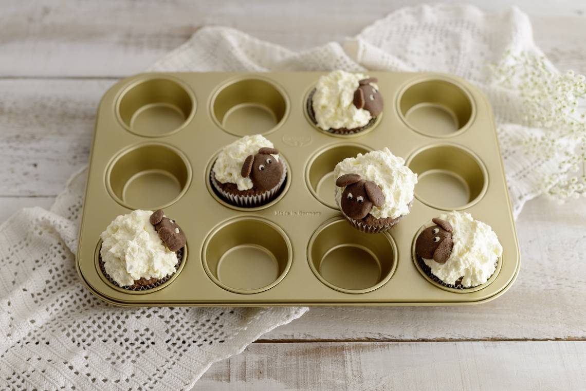 Dr. Oetker: Muffinform goldfarben