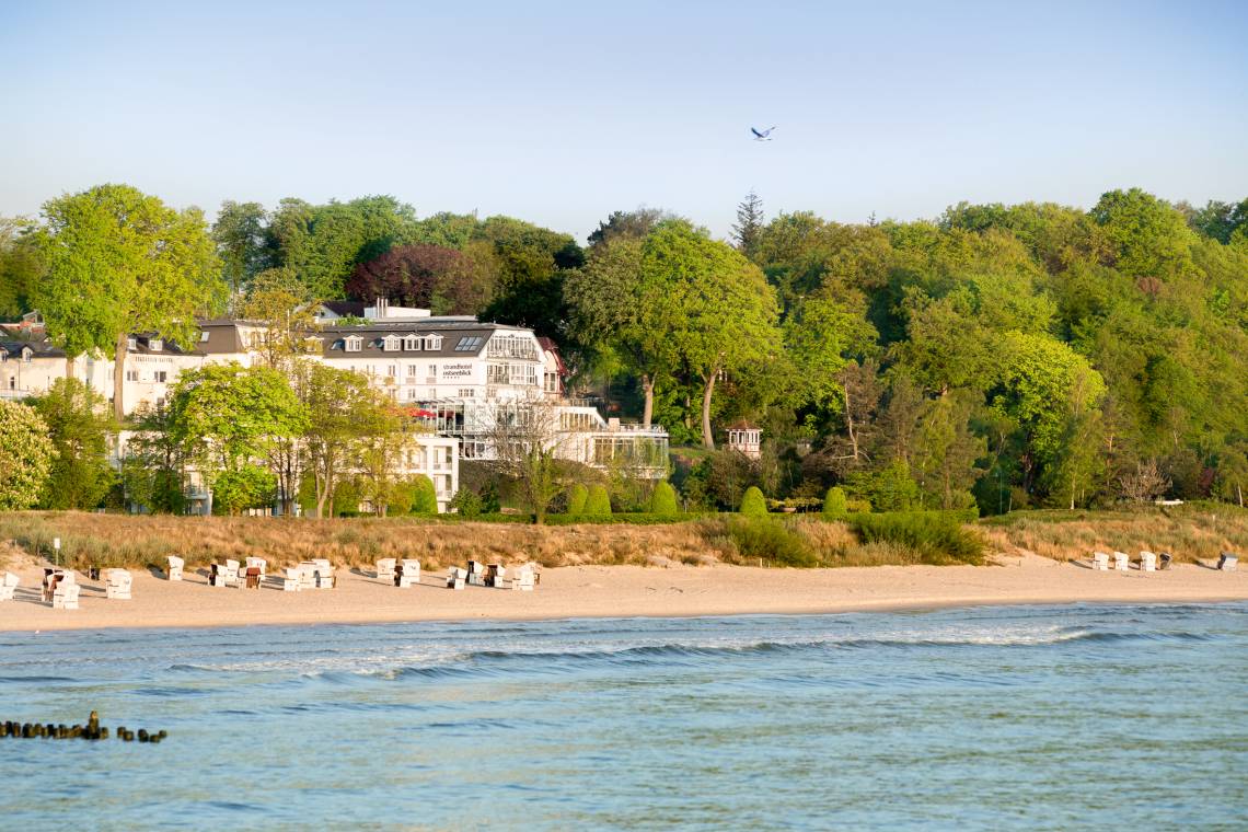 Strandhotel Ostseeblick - Strandsicht