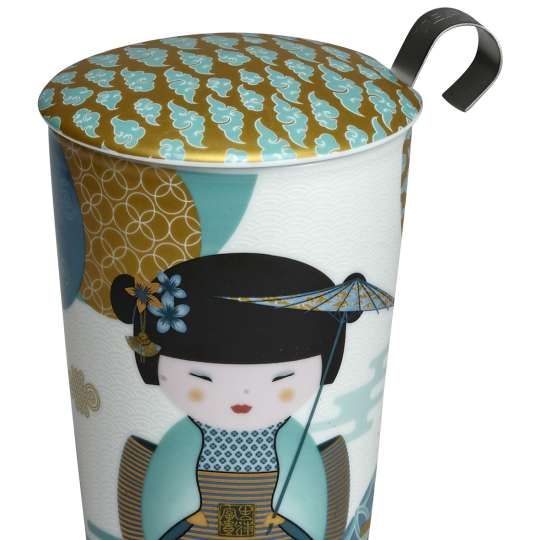 Eigenart 80044 TE NLG Petrol Porzellanbecher Geisha