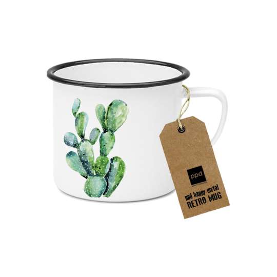 PPD Happy Metal Mug Cactus 603525