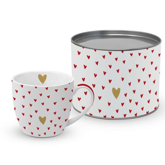 PPD 603599 · Little Hearts real gold BigMug Giftbox / Becher in Geschenkbox