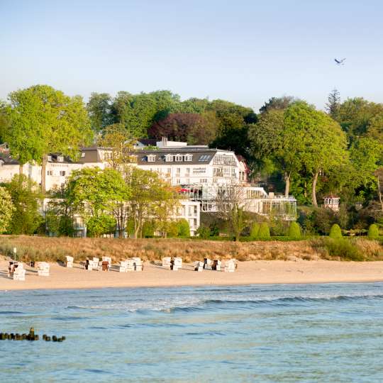 Strandhotel Ostseeblick - Strandsicht